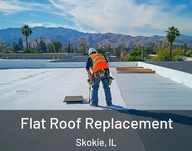  Flat Roof Replacement Skokie, IL