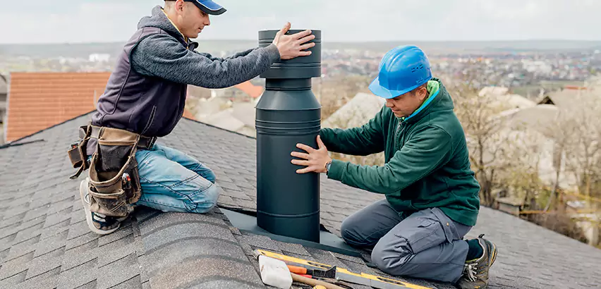 Chimney Flashing Replacement for Storm Damage in Skokie
