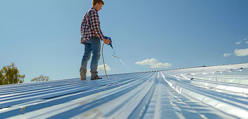 EPDM Roofing Installation Drip Edge in Skokie