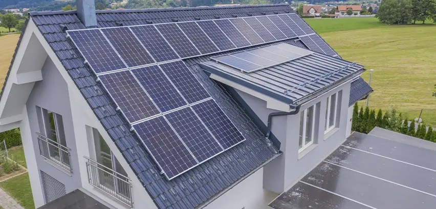 Residential Solar Roof Installation in Skokie