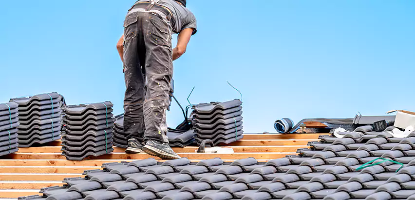 Replacing Tile Roof Underlayment in Skokie
