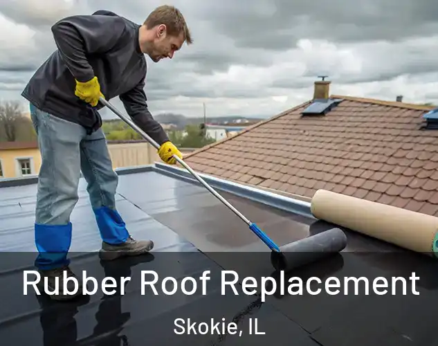  Rubber Roof Replacement Skokie, IL