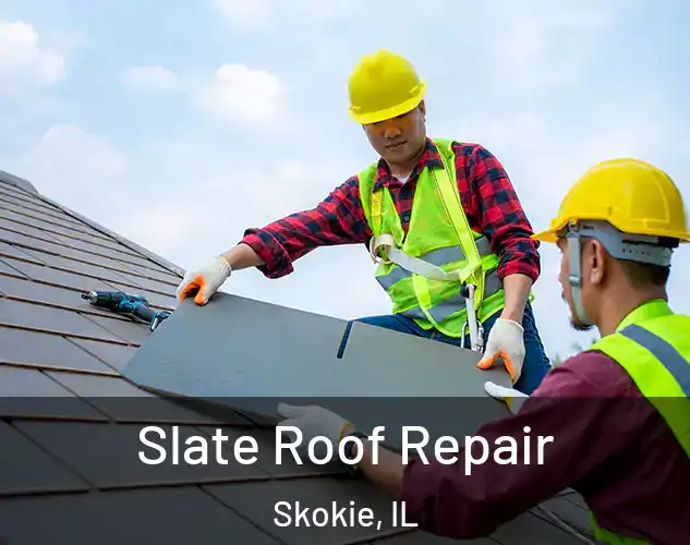  Slate Roof Repair Skokie, IL