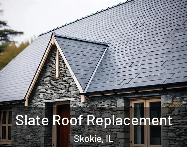  Slate Roof Replacement Skokie, IL